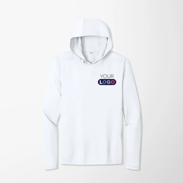 Sport-Tek® Men's Long-Sleeve Posi-UV® Pro Hoodie