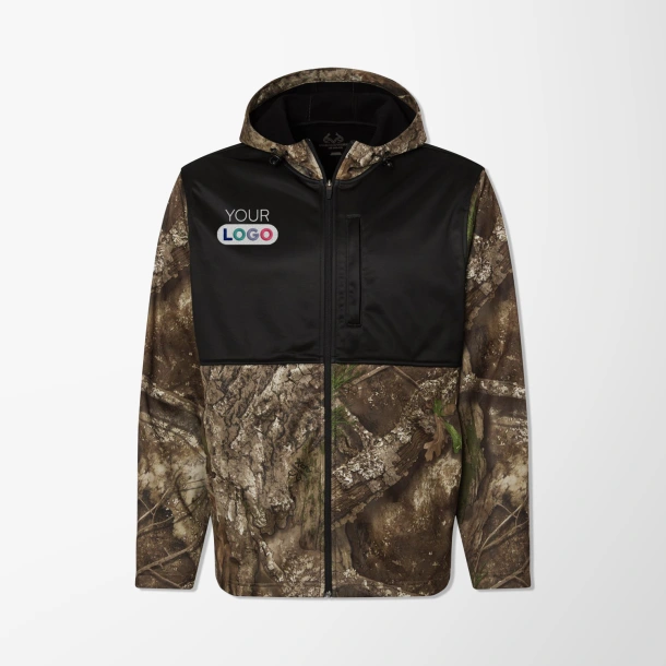 Realtree® Adult Full-Zip Colorblock Performance Hoodie