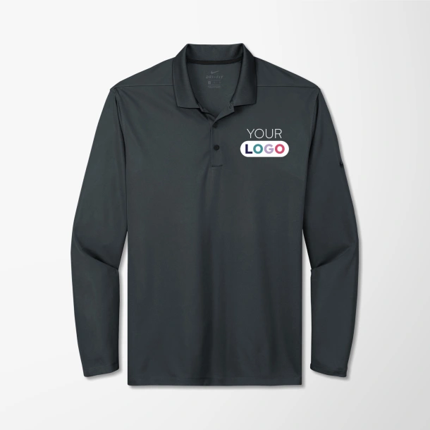 Nike Men's Long-Sleeve Dri-FIT Micro Pique 2.0 Polo