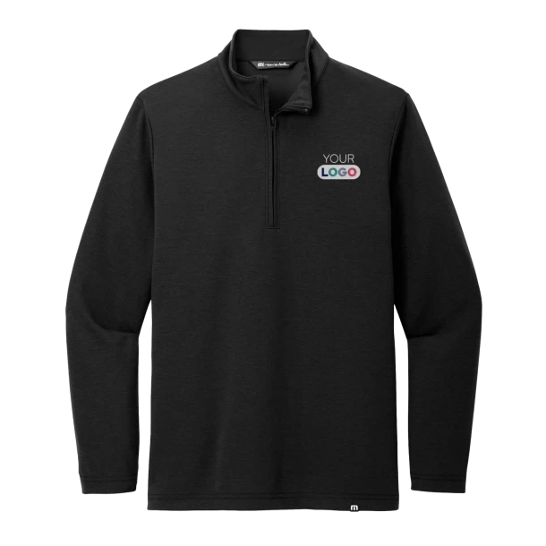 TravisMathew Men's Quarter-Zip Coveside Pullover