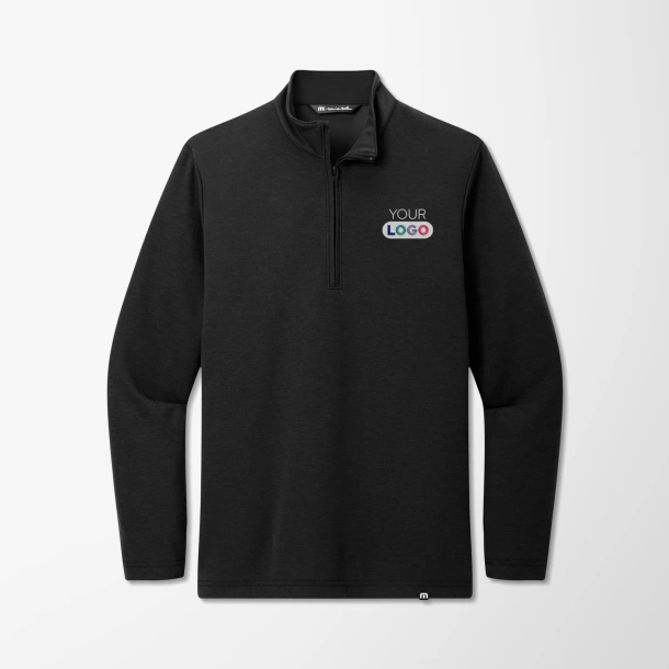 TravisMathew Men's Quarter-Zip Coveside Pullover