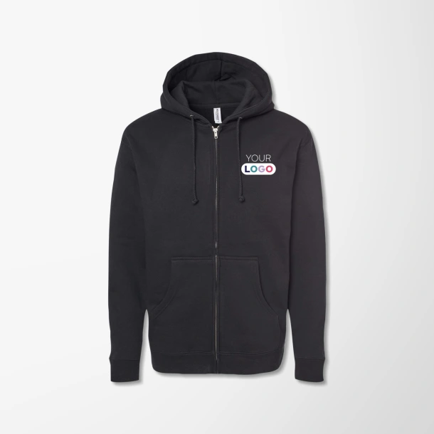 Independent Trading Co. Men's Full-Zip Heavyweight Hoodie
