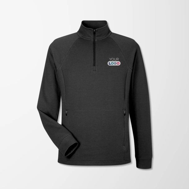 North End Men's Quarter-Zip Waffle Rhythm Pullover