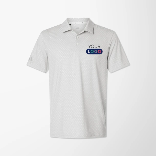 adidas® Men's Printed Stretch Polo