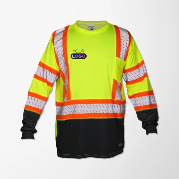 Kishigo Adult Class 3 Long-Sleeve DOT T-Shirt