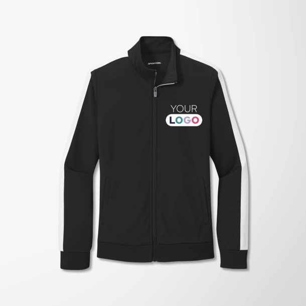 Sport-Tek® Women's Tricot-Sleeve Track Jacket