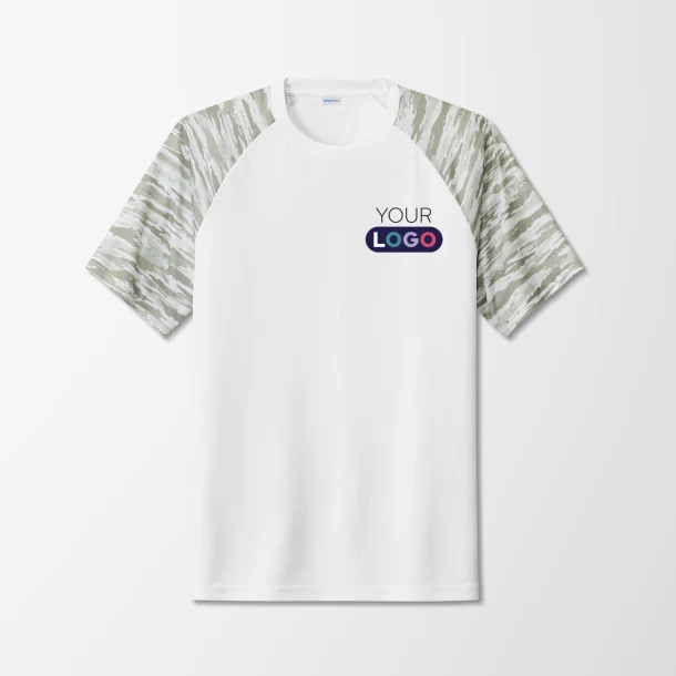 Sport-Tek® Men's Camo Colorblock Drift T-Shirt