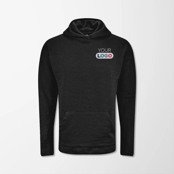 J. America Adult Pebbled Fleece Hoodie