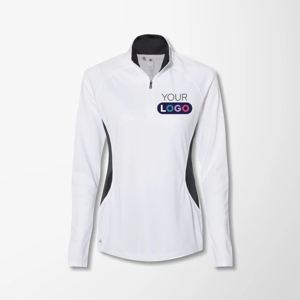 adidas® Women's Quarter-Zip Lightweight Pullover