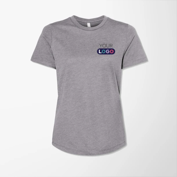 Bella+Canvas Women’s Relaxed Fit Heather CVC Tee