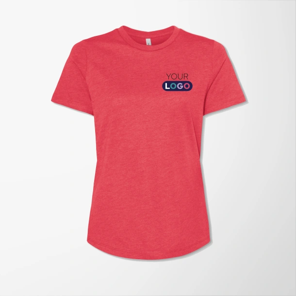 Bella+Canvas Women’s Relaxed Fit Heather CVC Tee