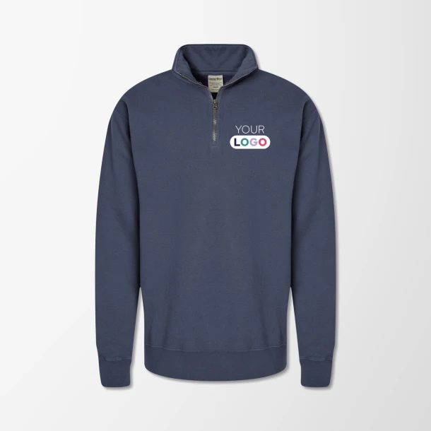 ComfortWash by Hanes Adult Quarter-Zip Garment-Dyed Pullover