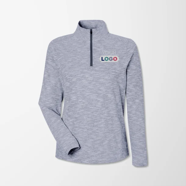 North End Women's Quarter-Zip Jacquard Eclipse Pullover