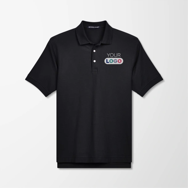 Devon & Jones Men's Pima Pique Polo