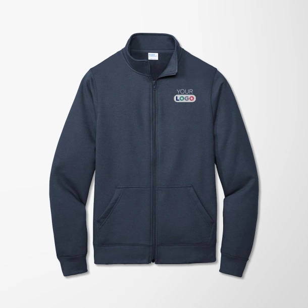 Port & Company® Men's Full-Zip Fleece Core Sweatshirt