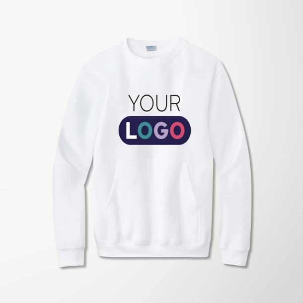 Port & Co™ Adult Fleece Core Crewneck with Pocket