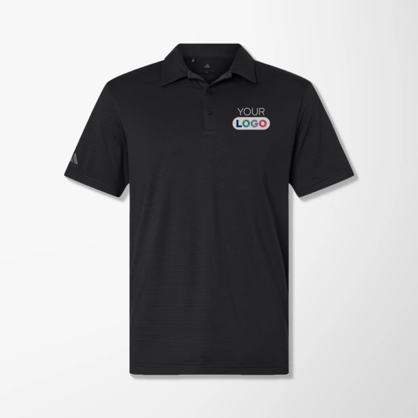 adidas® Men's Textured Stripe Polo