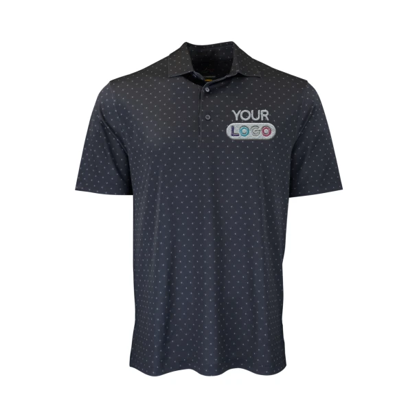 Greg Norman Men's Micro Pique Spinner Polo