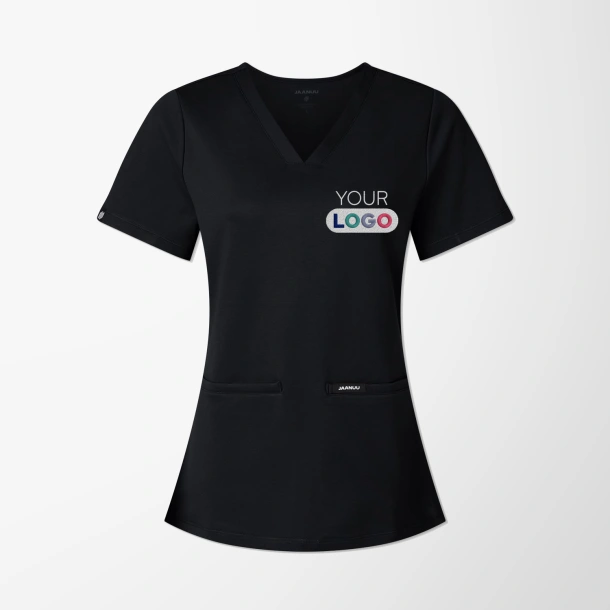 Jaanuu Women's V-Neck Cesi Ultrasoft Scrub Cesi Top