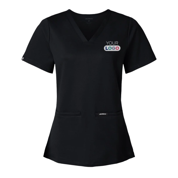 Jaanuu Women's V-Neck Cesi Ultrasoft Scrub Cesi Top