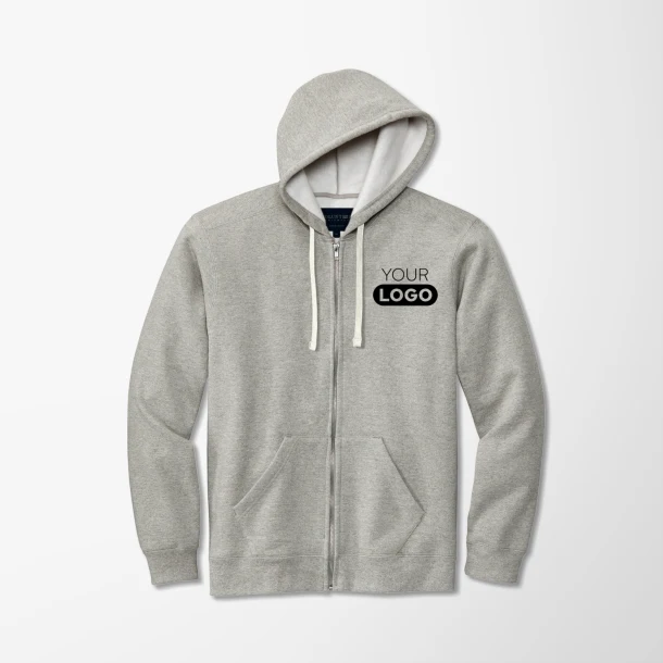 Volunteer Knitwear™ Adult Full-Zip Fleece Chore Hoodie