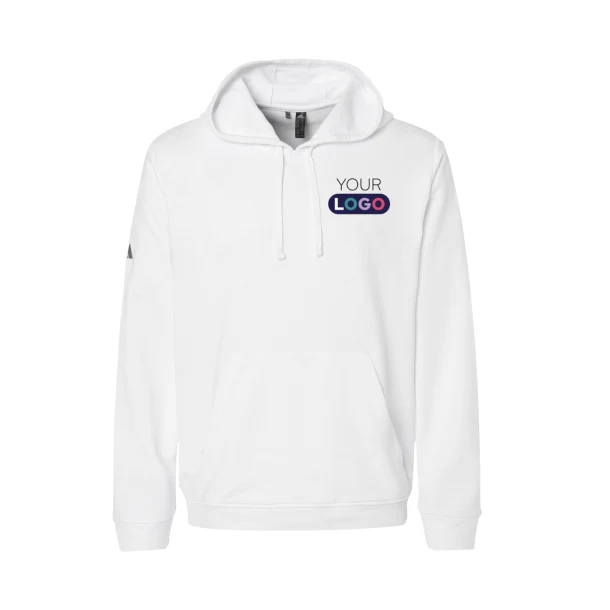 adidas® Fleece Hooded Sweatshirt