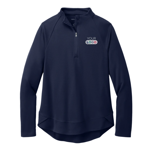 Port Authority® Women's Quarter-Zip Cypress Pullover