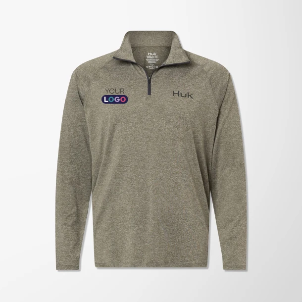 HUK Men's Quarter-Zip Airweight Pullover