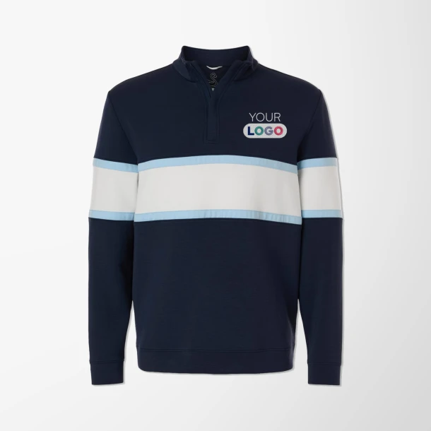 Swannies Men's Owen Quarter-Zip Colorblock Pullover