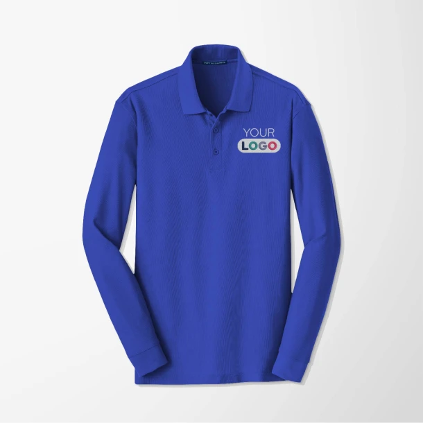 Port Authority® Long Sleeve Core Classic Pique Polo