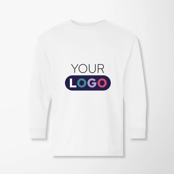 Gildan Heavy Cotton Youth Long-Sleeve T-Shirt - Classic Fit For Kids & Teens (Multiple Colors)