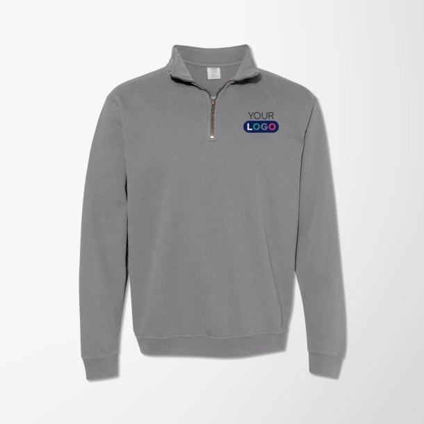 Comfort Colors Adult Quarter-Zip Garment-Dyed Pullover