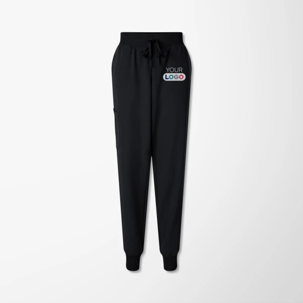 Jaanuu Women's Knit-Waist Scrub Silex Joggers