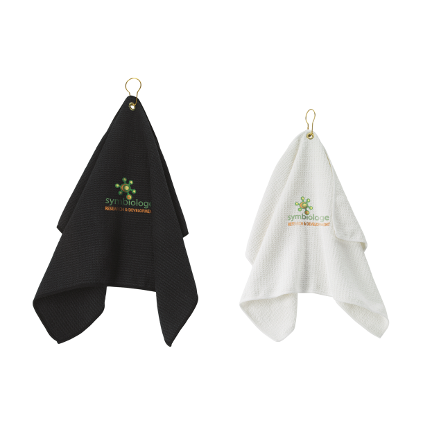 Embroidered Golf Waffle Towel