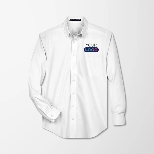 Devon & Jones Men's Broadcloth Crown Collection® Dress Shirt