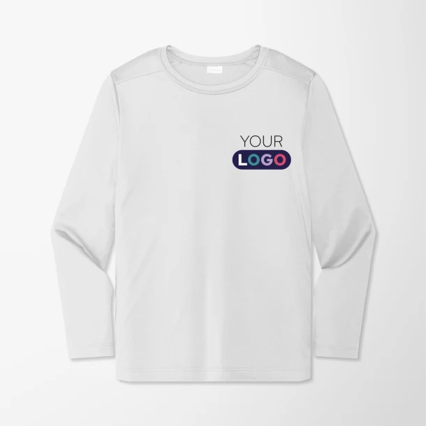 Sport-Tek® Youth Long-Sleeve Posi-UV® Pro T-Shirt