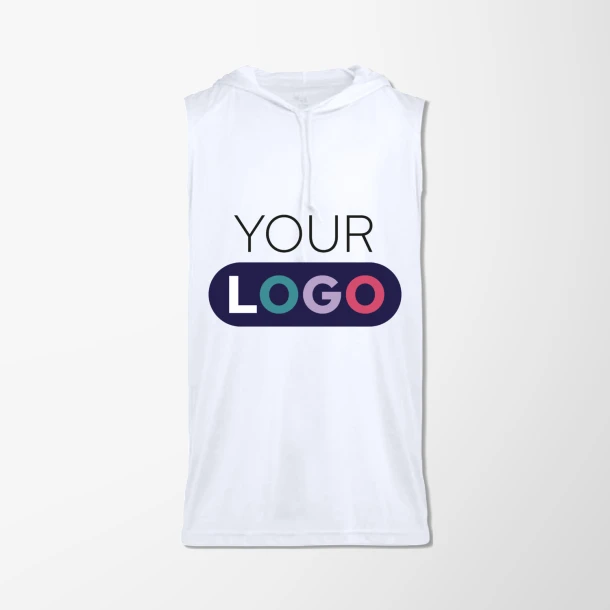 Badger Men's Sleeveless Hooded B-Core T-Shirt