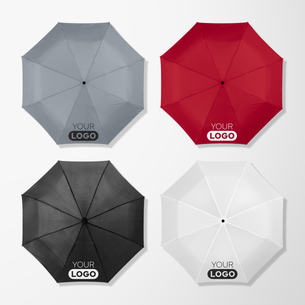 Alex 3-fach faltbarer Automatik-Regenschirm