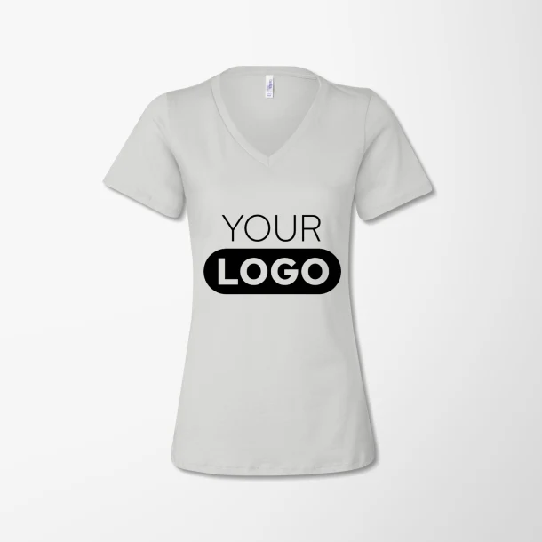 BELLA + CANVAS Women's V-Neck Jersey T-Shirt