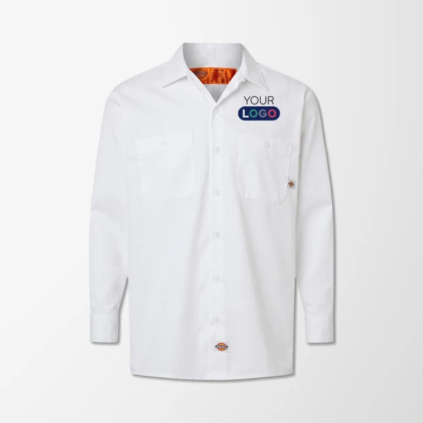 Dickies Men's Long-Sleeve Industrial Work Shirt