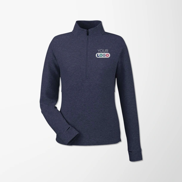 North End Women's Quarter-Zip Textured Spirit Pullover