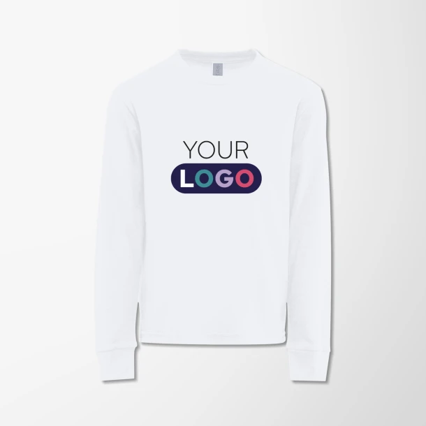 Next Level Youth Long-Sleeve Cotton T-Shirt