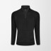 J. America Adult Quarter-Zip Pebbled Fleece Pullover