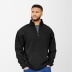 J. America Adult Quarter-Zip Pebbled Fleece Pullover