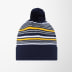 Sportsman Striped Cuffed Pom-Pom Beanie