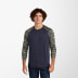 Sport-Tek® Men's Long-Sleeve Camo Colorblock Drift T-Shirt