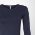American Apparel Women's Long-Sleeve Cropped Baby Rib T-Shirt