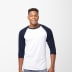 Adult Long-Sleeve Raglan Jersey T-Shirt