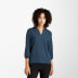Mercer+Mettle® Women's 3/4-Sleeve Stretch Crepe Blouse