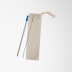 Stainless Straw Kit with Cotton Pouch